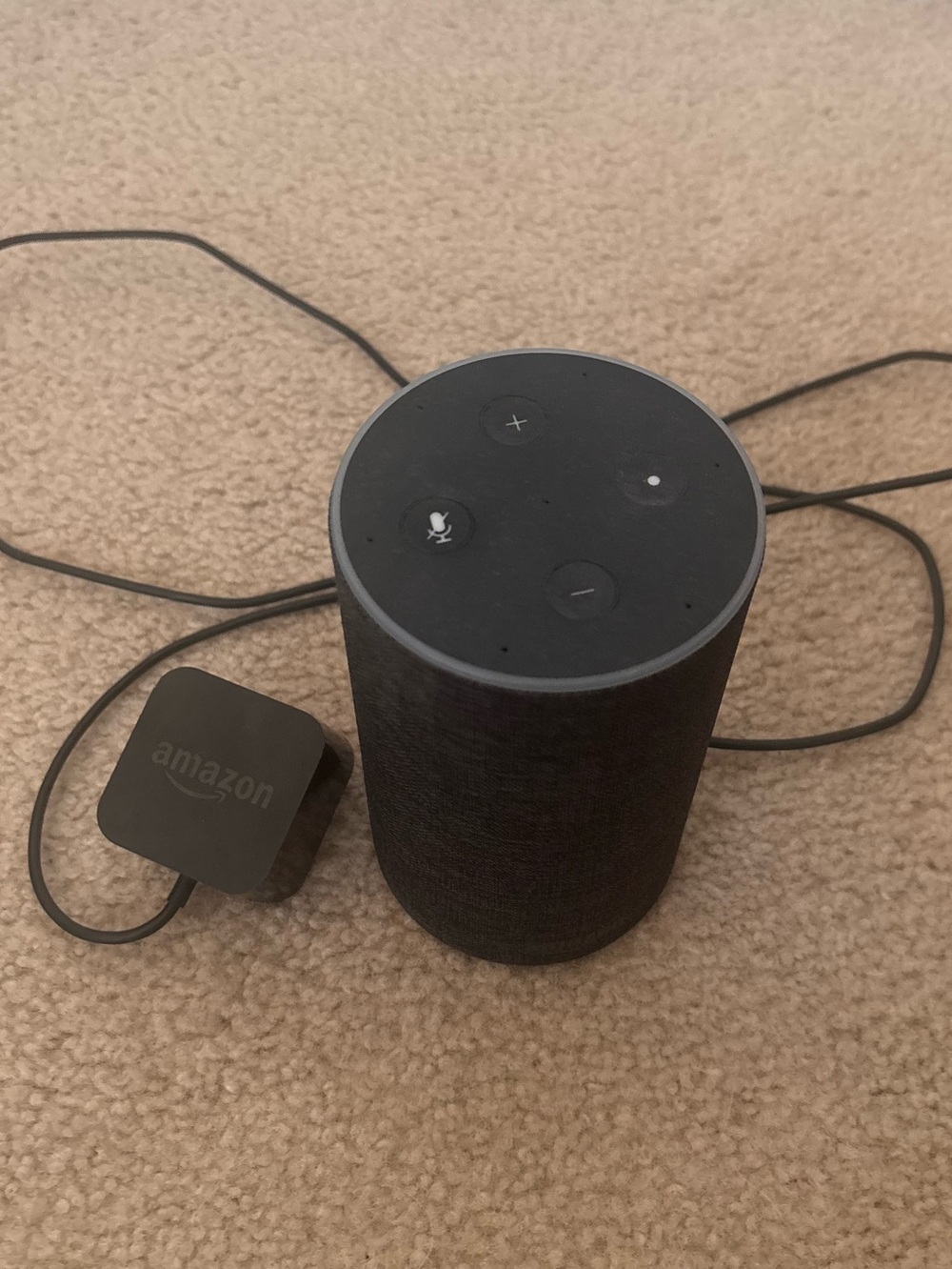 Amazon Echo 2nd generation Smart Speaker in Charcoal
